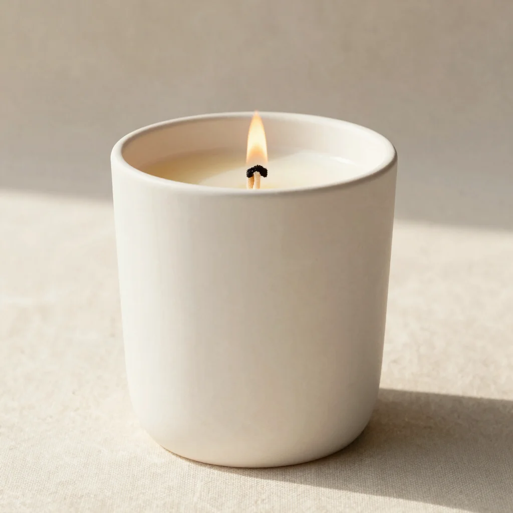 Hand-Poured Ceramic Soy Candle