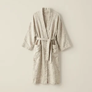 Washed Linen Morning Robe